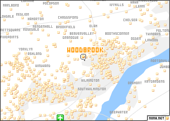 map of Woodbrook