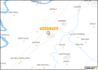 map of Woodburn