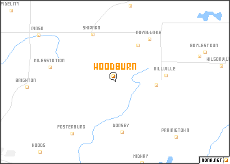 map of Woodburn