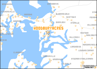 map of Woodbury Acres