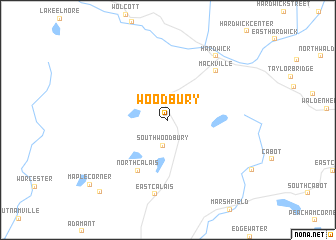 map of Woodbury