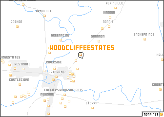 map of Woodcliffe Estates