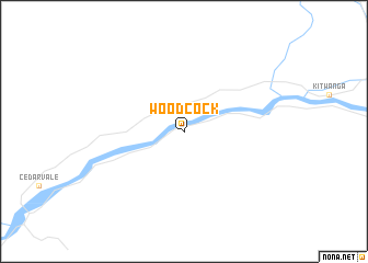 map of Woodcock