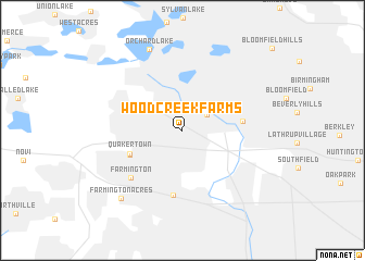 map of Wood Creek Farms