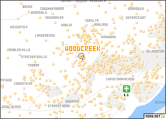 map of Woodcreek