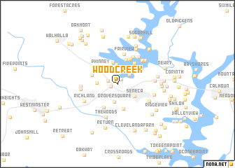 map of Woodcreek