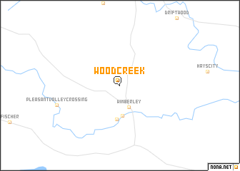 map of Woodcreek