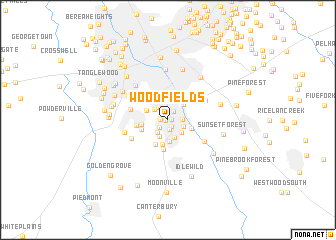 map of Woodfields