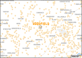 map of Woodfield