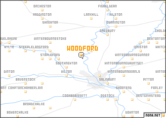 map of Woodford