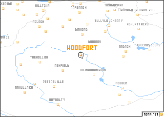 map of Woodfort