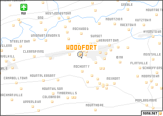 map of Woodfort