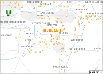 map of Woodglen