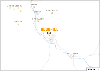 map of Wood Hill