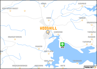 map of Woodhill