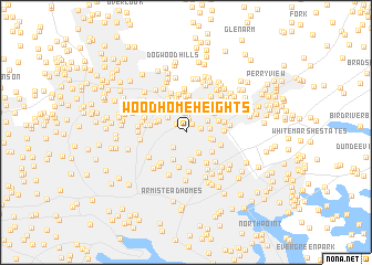 map of Woodhome Heights