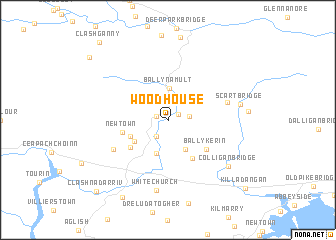 map of Woodhouse