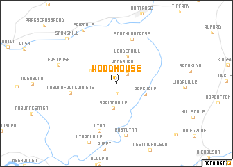 map of Woodhouse