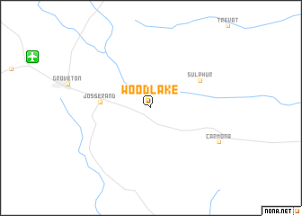 map of Woodlake