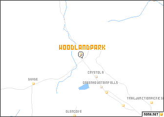 map of Woodland Park