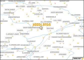 map of Woodlands