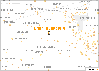 map of Woodlawn Farms