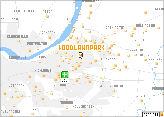 map of Woodlawn Park