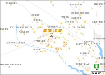 map of Woodlawn