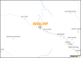 map of Woodleaf