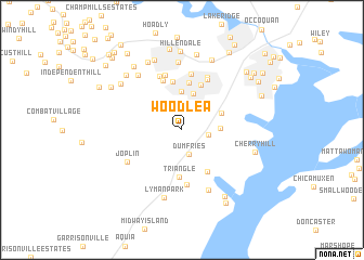 map of Woodlea