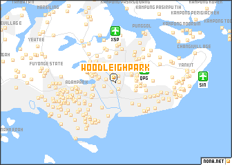 map of Woodleigh Park