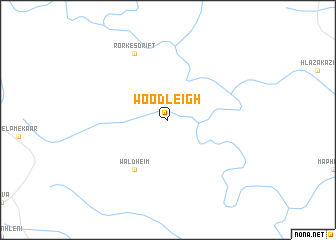 map of Woodleigh