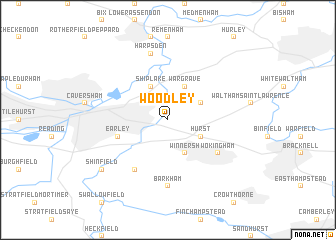 map of Woodley