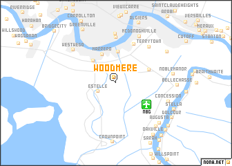 map of Woodmere