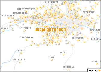 map of Woodmont Manor