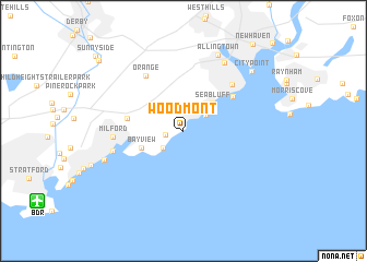 map of Woodmont