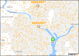 map of Woodmont