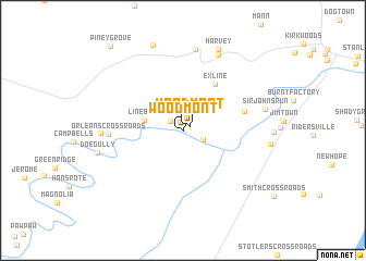 map of Woodmont