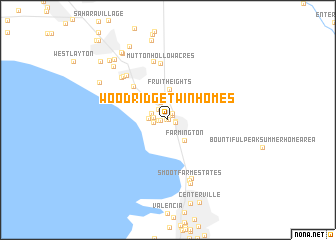 map of Woodridge Twin Homes