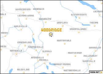 map of Woodridge