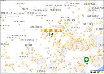 map of Woodridge