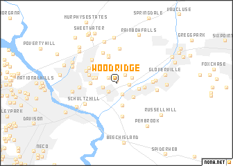 map of Woodridge