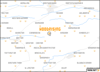 map of Woodrising