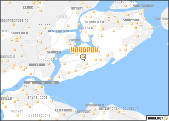 map of Woodrow