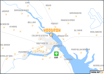 map of Woodrow