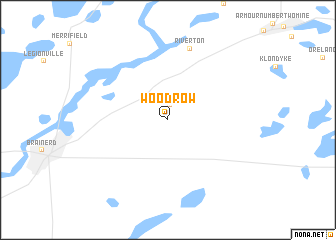 map of Woodrow