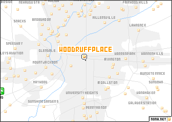 map of Woodruff Place