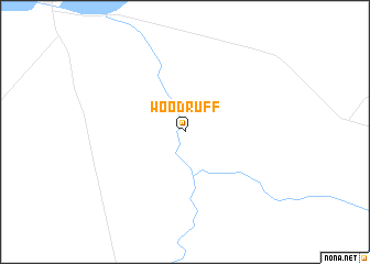 map of Woodruff