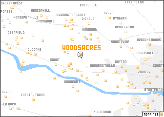 map of Woods Acres