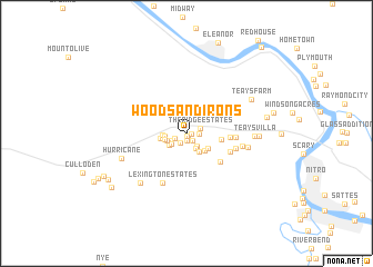 map of Woods and Irons